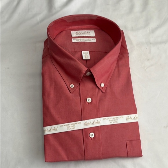 Roundtree & Yorke Other - Roundtree & Yorke Red Dress Shirt Classic Button-Down